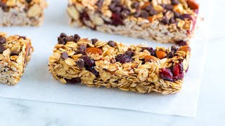 How to Make Soft and Chewy Granola Bars  Homemade Granola Bar Recipe [upl. by Derag]