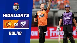 Perth Scorchers v Hobart Hurricanes  BBL13 [upl. by Ydeh244]