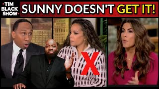 Stephen A Smith EXPOSES Sunny Hostin on The View [upl. by Mellisent765]