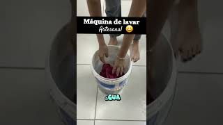 Máquina de lavar artesanal 🤣🤣 Pega essa dica diy artesanato lavarroupas [upl. by Eserahs]