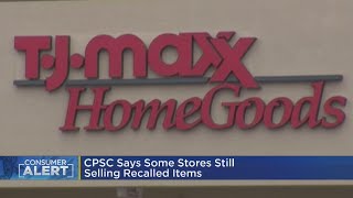 Some Retailers Still Sell Recalled Products [upl. by Anitsirhc]