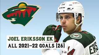 Joel Eriksson Ek 14 All 26 Goals of the 202122 NHL Season [upl. by Naud117]