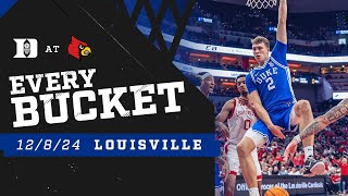 Duke 76 Louisville 65  Every Bucket 12824 [upl. by Helyn138]