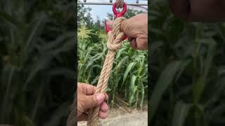 Wow done in seconds The strongest knot in the world [upl. by Juditha]