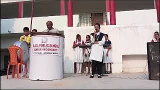 Model Speech on Practice makes a man perfect by Noor Fatima RAV Public School [upl. by Follansbee334]