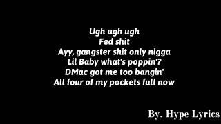 Lil Baby ft Moneybagg Yo  All Of A Sudden Lyrics [upl. by Zelikow]