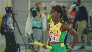 CARIFTA50 4x400 U20 Girls Final  SportsMax TV [upl. by Herstein616]