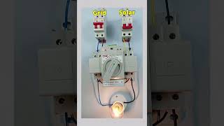 Single phase Automatic Transfer switch atsexperiment electrcian electricidadeelectrian [upl. by Oeniri]