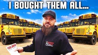 I Bought An Entire Fleet Of School Buses [upl. by Eiramrefinnej949]