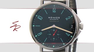 Nomos Glashutte Tangente Neomatik Blue 42mm 581 [upl. by Juan]