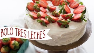 BOLO 3 LECHES SIMPLES E BEM MOLHADINHO [upl. by Lander]