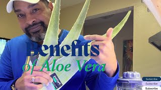 Five Benefits of Aloe Vera Leaves and My Juicing Method [upl. by High]