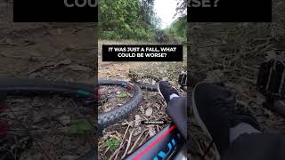 IT WAS JUST A FALL WHAT COULD BE WORSE mtb bicycle mountainbike downhill [upl. by Ttej]