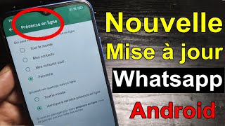 whatsapp Messenger Version 2222113 Toutes Les Nouveautés important [upl. by Enidlarej494]