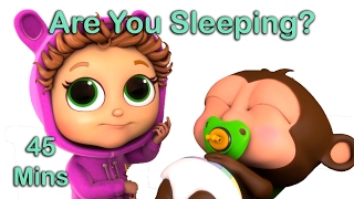 Are You Sleeping  Nursery Rhymes with Lyrics  Educational [upl. by Atiekahs771]