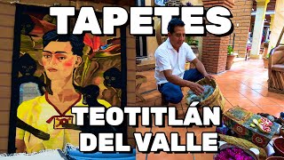 UNA OBRA DE ARTE LOS TAPETES DE TEOTITLÁN DEL VALLE OAXACA TALLER DE BULMARO PERÉZ [upl. by Norb]