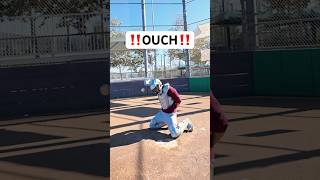 Do baseballs hurt if you’re wearing catchers gear baseball catchingmadesimple [upl. by Attaynek]