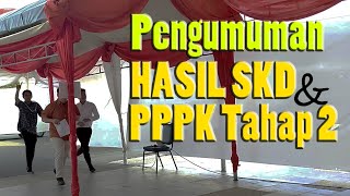 Informasi PENGUMUMAN HASIL SKD DAN PENDAFTARAN PPPK TAHAP 2 [upl. by Lynett]