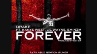 Forever Instrumental  Drake ft Lil Wayne Kanye West And Eminem [upl. by Gurney]