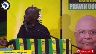 Bheki Cele Praises Pravin Gordhan A Fearless Fighter for NonRacialism [upl. by Yelrah182]