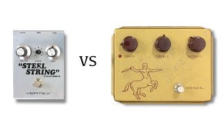 Vertex Steel String vs Klon Centaur [upl. by Odarbil]