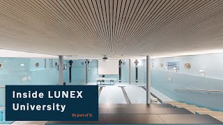 Inside LUNEX University Luxembourg – Virtual 3D tour [upl. by Cramer]