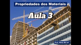 Propriedades dos Materiais  Aula 3 Propriedades Específicas Parte 1 [upl. by Keligot]