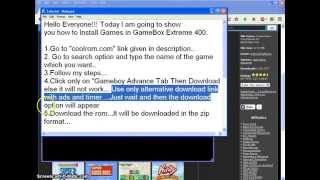 Tutorial for installing games on GameBox [upl. by Levin878]