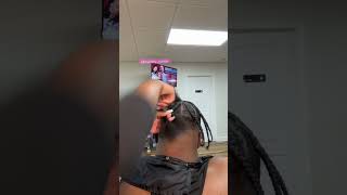 These was hard🔥🔥🔥 vlog braider hairstylist hairstyle stitchbraids menbraids menhairstyles [upl. by Onig818]