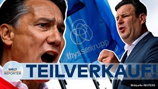 DEUTSCHLAND Thyssenkrupp Teilverkauf Demo in Duisburg – quotRuhrgebiet arbeitstechnisch ruiniertquot [upl. by Eiramrebma]