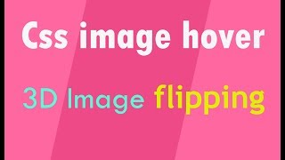 css flip image hover animation effect  using css transition and tranform [upl. by Neillij]