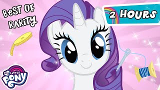 My Little Pony Friendship is Magic  Rarity BEST Episodes  2 Hour Compilation  MLP Episodes [upl. by Yesteb]