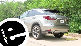 etrailer  DrawTite MaxFrame Trailer Hitch Installation  2021 Lexus RX 350 [upl. by Juanne]