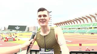 Jakob Ingebrigtsen Mens 1 Mile 2nd Place Eugene Diamond League Nike Prefontaine Classic 2024 [upl. by Eindys]