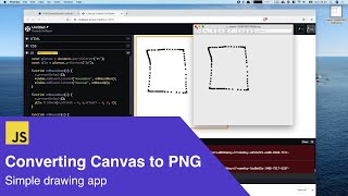 Converting a HTML canvas to a PNG file [upl. by Layol]