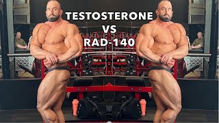 ANABOLIC STEROIDS VS SARMS  EP 1Testosterone VS Rad 140 [upl. by Trefor827]