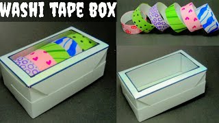 How to make a Washi Tape Box  DIY Box [upl. by Midas]