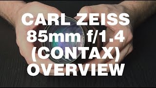 Overview of the Carl Zeiss 85mm f14 ContaxYashica on the Sony A7II [upl. by Hax]