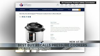 Best Buy recalls pressure cookers due to burn hazard [upl. by Grata601]