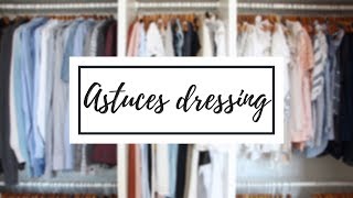 8 astuces rangement  Dressing amp accessoires [upl. by Einal]