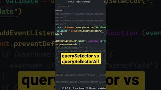 Cuando utilizar querySelector y querySelectorAll [upl. by Ronel53]