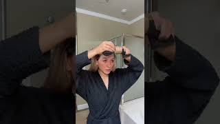 Heatless Overnight Blowout tutorial  YESHIPOLITO [upl. by Yauqaj]