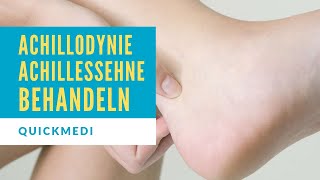 SCHMERZEN in der ACHILLESSEHNE  Diagnose ACHILLODYNIE  Mit 3 Übungen zur Schmerzfreiheit [upl. by Ridinger815]