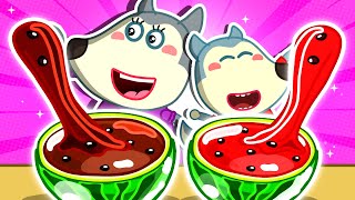 🔴 LIVE Make Colorful Watermelon with Wolfoo and Mom  Food Challenge Compilation  Wolfoo Family [upl. by Kentiggerma331]