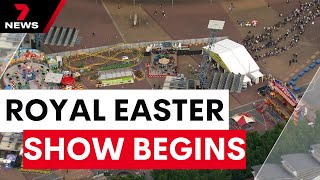 Thousands of Sydneysiders flock to first day of 2024 Royal Easter Show  7 News Australia [upl. by Hidie]