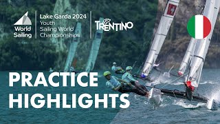 Practice day highlights  Youth Sailing World Championships 2024 [upl. by Brittney]