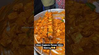 Most Hygienic Paneer tikka Making😍😋 Indian Street Food [upl. by Esteban]