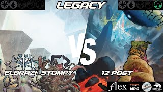 12 Post VS Eldrazi Stompy MTG Legacy [upl. by Yllek]