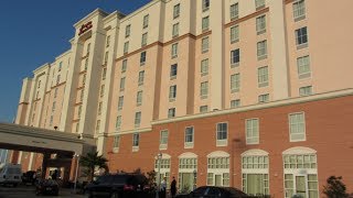 Hampton Inn amp Suites Orlando Airport at Gateway Village  2 Room Tours [upl. by Claudelle]