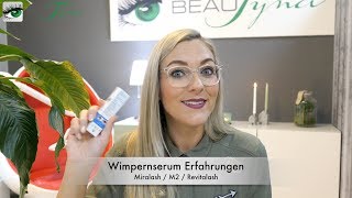 Wimpernserum vergleich 🤩 Miralash 🤩 Revitalash 🤩 M2 Lashes 🤩 meine Erfahrung  Meinung [upl. by Wu]